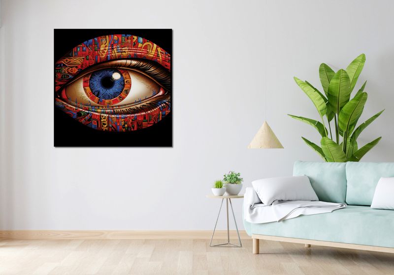 Plakat 100x100cm W Oku Obserwatora zdjęcie 4