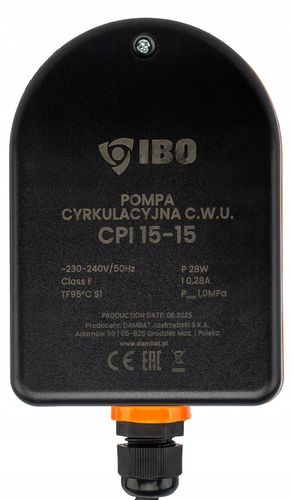 POMPA CYRKULACYJNA OBIEGOWA CWU DO WODY Z KABLEM ENERGOOSZCZĘDNA CPI na Arena.pl