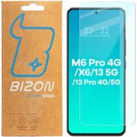 Szkło ochronne Bizon do Redmi Note 13 Pro 4G/5G / Poco X6 / Poco M6 Pro 4G