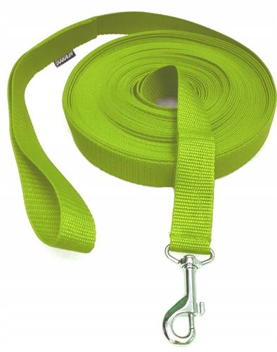 Smycz TRENINGOWA 10m/2,5cm - obroża M na Arena.pl