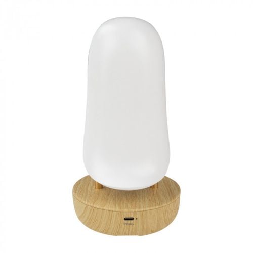 Lampka nocna LED i bluetooth speaker Tukan biały na Arena.pl