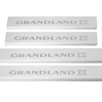 Listwa progowa OPEL/VAUXHALL GRANDLAND X Stal nierdzewna 304 mat 4szt