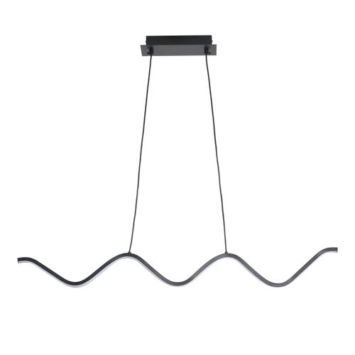 Lampa wisząca ZIGZAG LED czarna 90 cm na Arena.pl