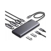 Ugreen HUB CM639 USB-C 2x HDMI DP 2x USB 2x USB-C 3.2 10Gbps PD 4K 60Hz