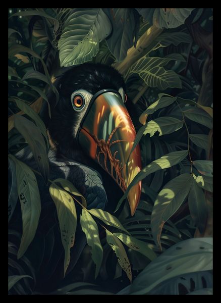 Plakat 25x35cm Skryty Tukan zdjęcie 2