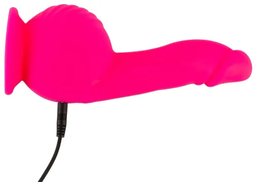 sweet smile powerful vibrator 19 cm przyssawka, silikon rożowy na Arena.pl