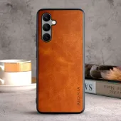 Etui AIORIA Vintage LEATHER do Samsung Galaxy A55 5G pomarańczowy