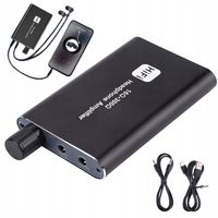 MINI PRZENOŚNY HIFI WZMACNIACZ SŁUCHAWKOWY WEJŚCIE I WYJŚCIE AUX 3,5 MM