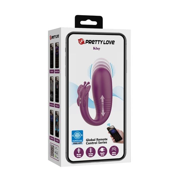 Pretty Love - Klay, 10 Vibration Functions 10 Thrusting Settings Mobile App zdjęcie 7