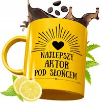 Złoty Kubek Premium Dla Aktora Prezent Z Nadrukiem Ze Zdjęciem