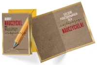 Kartka Okolicznościowa - dla Najlepszego Nauczyciela