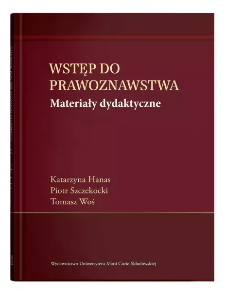 Wstęp do prawoznawstwa. Materiały dydaktyczne zdjęcie 1