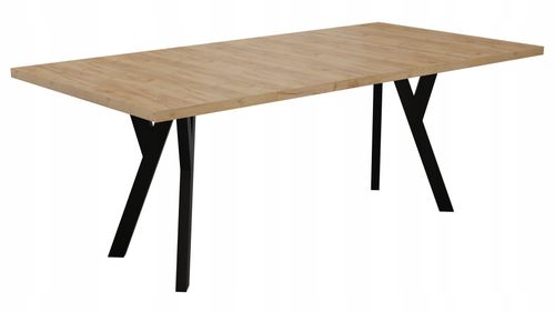 STÓŁ ROZKŁADANY NOGA METAL SALON KUCHNIA 90cm+2x50cm na Arena.pl