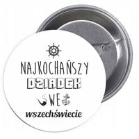Przypinki buttony NAJKOCHAŃSZY DZIADEK