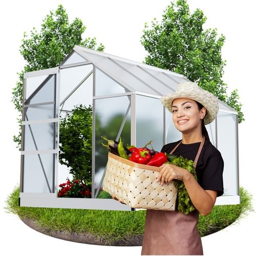 SZKLARNIA OGRODOWA POLIWĘGLAN DOMEK 1,9x1,95m 3,61m2 OCHRONA UV na Arena.pl