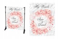 TŁO FOTOGRAFICZNE ścianka do zdjęć na wesele ślub