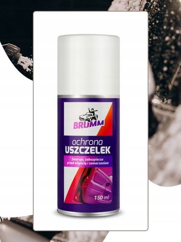 SILIKON DO USZCZELEK SAMOCHODOWYCH BRUMM KONSERWACJI ŚRODEK SPRAY 150 ml na Arena.pl