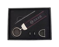 SAAB BRELOK samochodowy SAAB BRELOCZEK do kluczy + pudełko na prezent