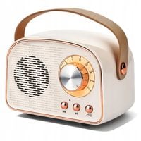 PRZENOŚNE KUCHENNE RADIO FM BLUETOOTH RETRO USB SD AUX MP3 NA
