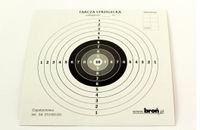 Tarcze papierowe 14x14 cm 100 szt