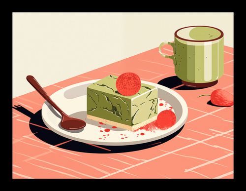 Plakat 20x15cm Deser Matcha na Arena.pl