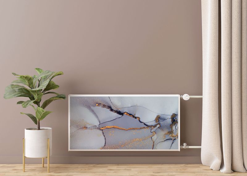 Osłona MAGNETYCZNA Grzejnika Wzór Marmuru Abstrakcja 120cm x 60cm zdjęcie 7