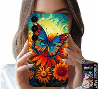 ETUI DO SAMSUNG GALAXY S23 - MOTYLE MOTYLKI KWIATKI RÓŻE OBUDOWA