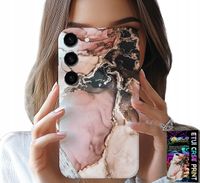 ETUI DO SAMSUNG GALAXY S23 - ELEGANCKI MARMUREK MODNE WZORY + SZKŁO