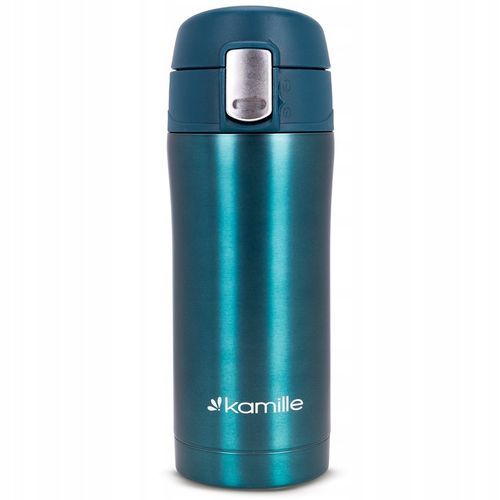 KUBEK TERMICZNY TERMOS STALOWY 100% SZCZELNY pojemny bidon KAMILLE 320 ml na Arena.pl