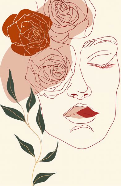 Plakat 53x81cm Beż i Twarz zdjęcie 1