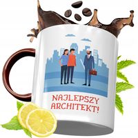 Kubek Bordowy Dla Architekta Na Urodziny Prezent Z Nadrukiem Ze Zdjęciem