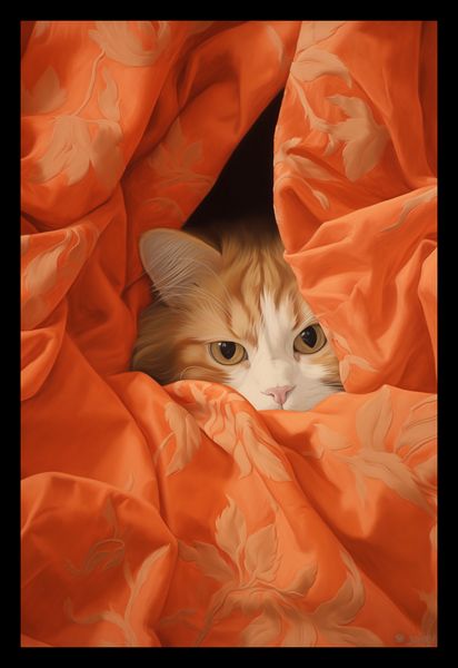 Plakat 20x30cm Ukryty Kot zdjęcie 2