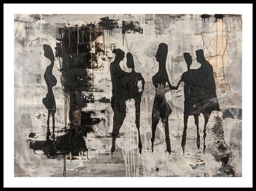 Plakat 70x50cm Szarzy Ludzie na Arena.pl