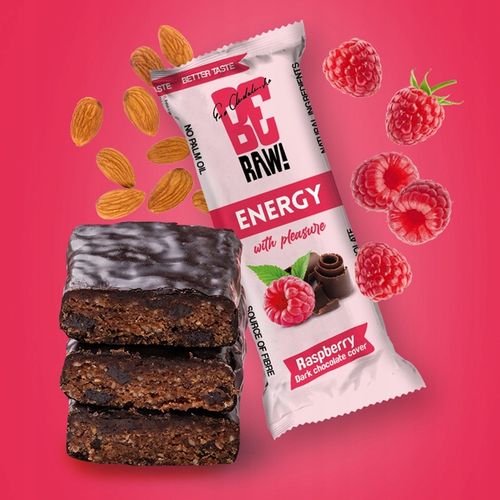 Baton energetyczny BeRAW Energy Raspberry Chocolate malinowy fit na Arena.pl