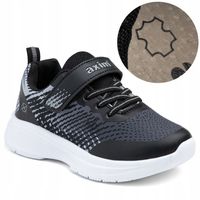 Buty sportowe dziecięce wkł. SKÓRA profilowana lekkie WYGODNE miękkie Axim