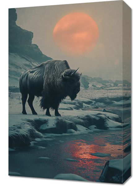 Obraz 40x60cm Żubrowy Monolit zdjęcie 1