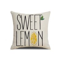 poszewka na poduszkę 45 x 45 cm sweet lemon pod163