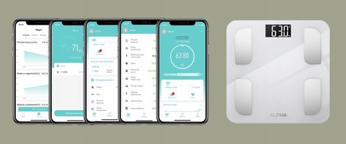 Waga Łazienkowa Elektroniczna Alpha - Aplikacja i Pomiary po Polsku Analiza na Arena.pl