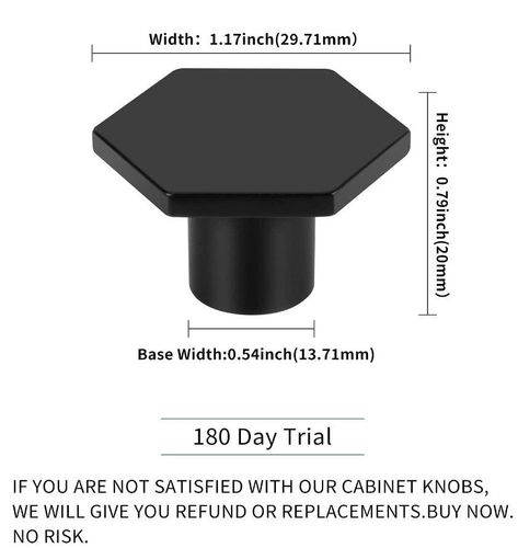 Zestaw 4 Gałek Do Szuflady Ze Stopu Cynku, Czarne na Arena.pl