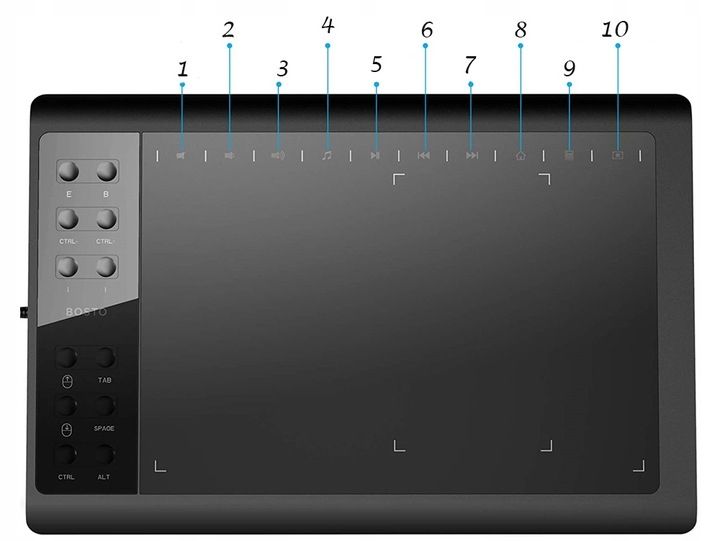 Tablet graficzny BOSTO 1060 Plus zdjęcie 3