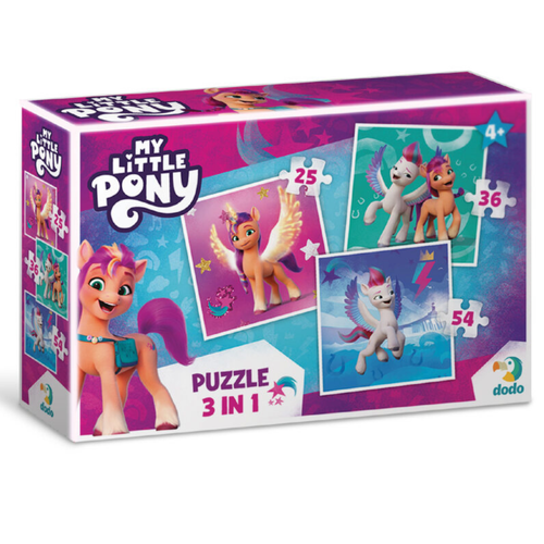 Puzzle Edukacyjne 3 In 1 My Little Pony Dodo 200384 na Arena.pl