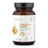 Aura Herbals Omega+ Witamina D3 2000 IU 60 kapsułek