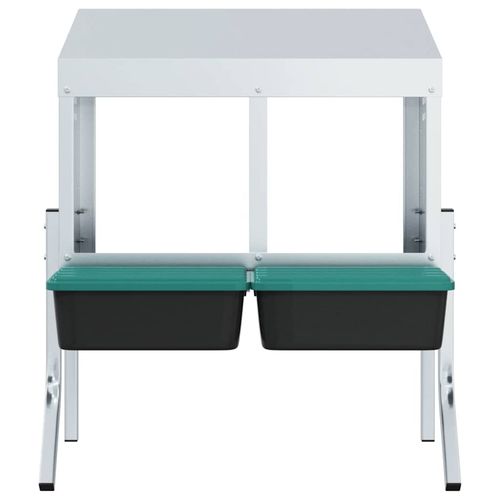 Kurnik 2-komorowy z nóżkami, ocynkowana stal na Arena.pl