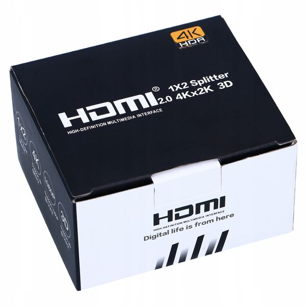 SPLITTER HDMI 2.0 1x2 ROZDZIELACZ ULTRAHD HDCP 2.2 4K/60HZ - 2 TELEWIZORY zdjęcie 7