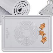 STOLNICA SILIKONOWA DUŻA 70 x 50cm mata podkładka XXL PREMIUM 3D WYPUKŁA