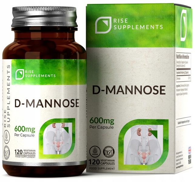 D-Mannoza (D-Mannose) 120 Kapsułek po 600mg zdjęcie 1