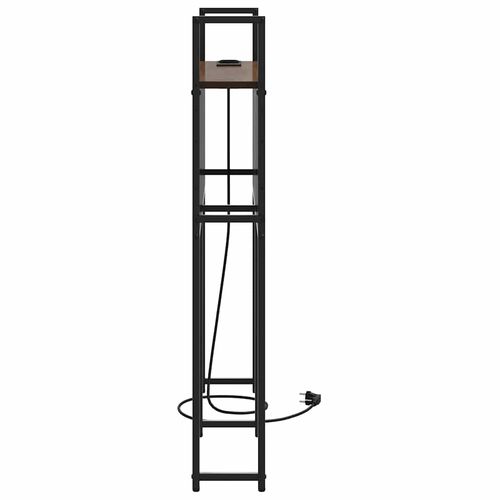 Szafka z Ładowaniem Brązowy dąb 80 cm Materiał drewnopochodny na Arena.pl