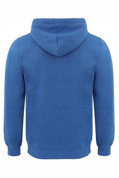 Bluza męska z kapturem chabrowa Ludwik Rozmiar - XXL zdjęcie 3