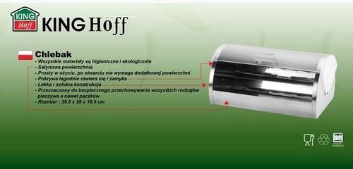CHLEBAK STALOWO-AKRYLOWY KiNGHOFF KH-3203 na Arena.pl