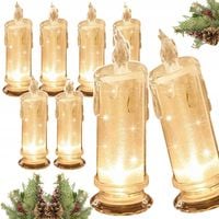 2X 8 x Znicz LED Wieczna Świeczka Świeca Święto Zmarłych Cmentarz groby